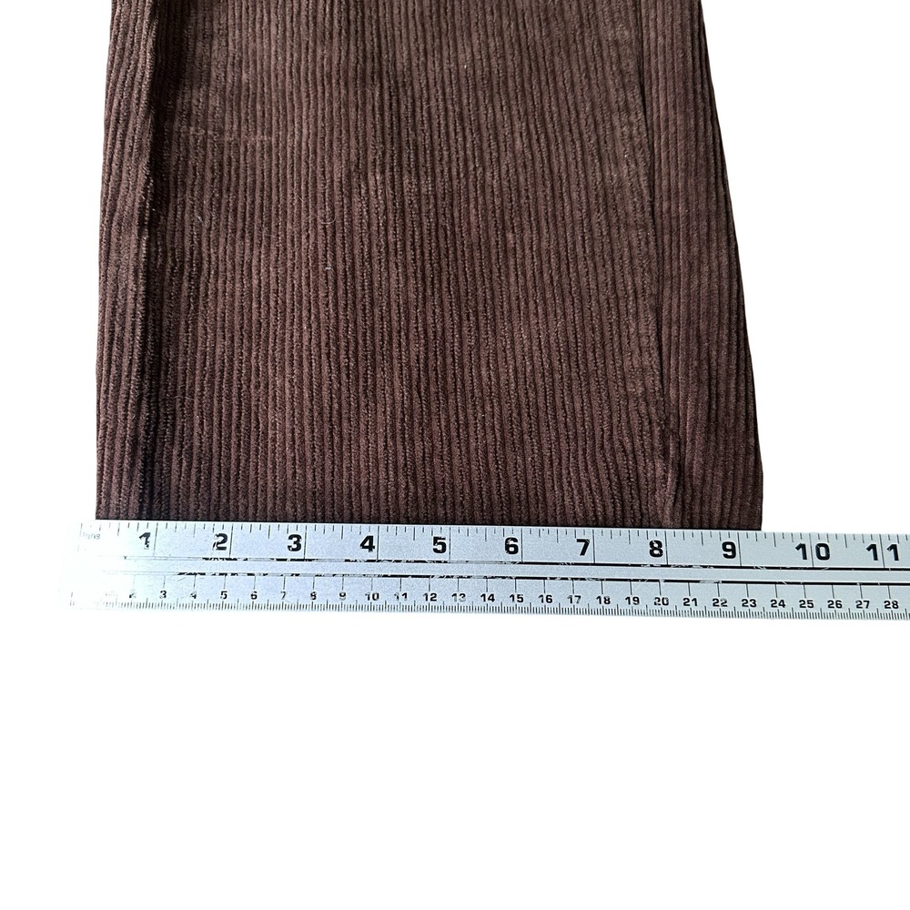 Empyre Tori Brown Corduroy Wide Leg Skate Pants Womens Size 9 High Rise Baggy - Picture 11 of 11